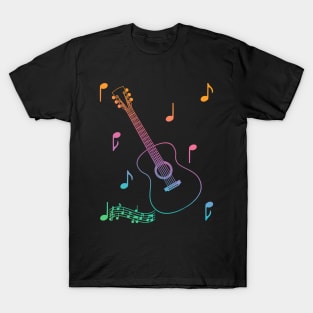 Musical Acoustic Guitar T-Shirt